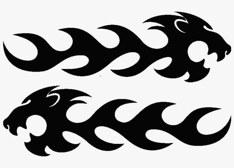 Tete De Lion Et Des Flammes Ambiance Sticker Ros Car - Lion Sticker For Bike, transparent png