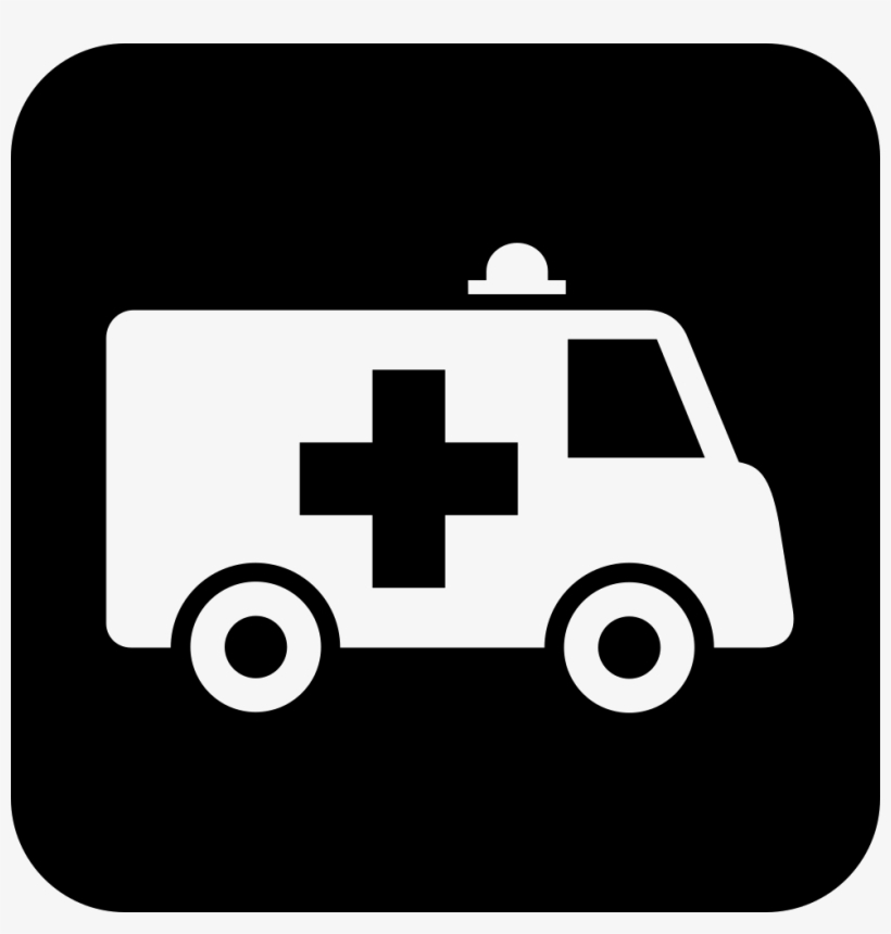 Vector Royalty Free Stock Svg Png Icon Free - Ambulance Entrance Signs, transparent png