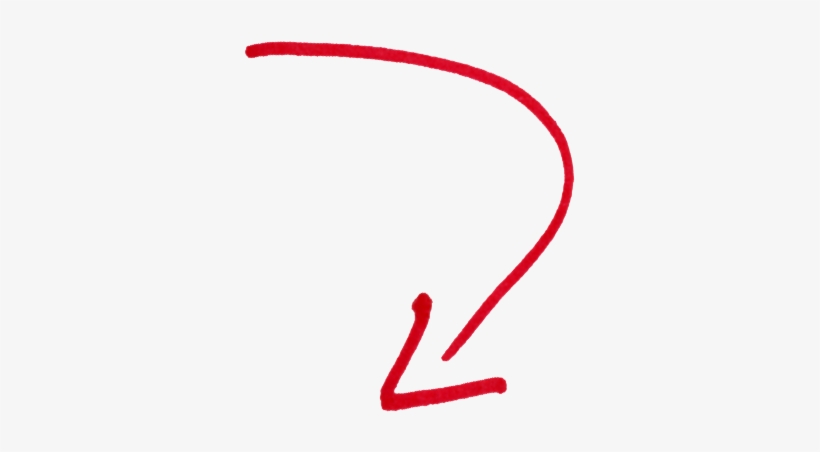 Curved Arrow Clipart - Clip Art Curvy Arrow, transparent png