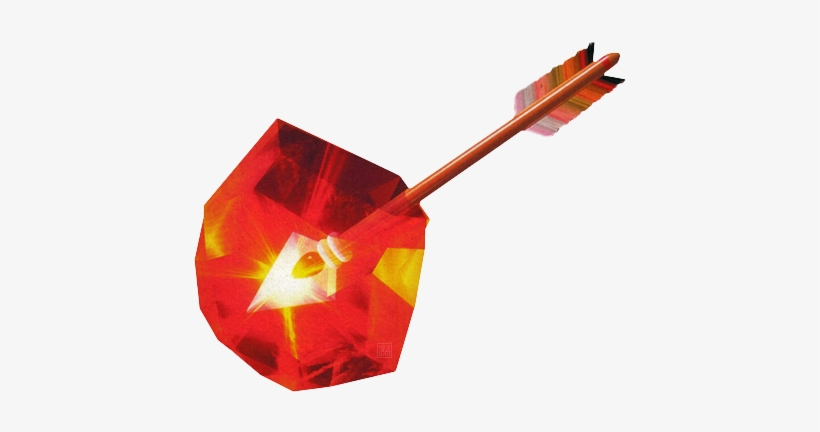 Majora's Mask Arrows Fire Arrow - Zelda Fire Arrow, transparent png