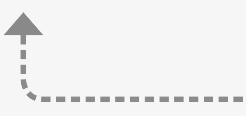 A40 Curvedarrow Gray Up - Curved Grey Arrow Png, transparent png