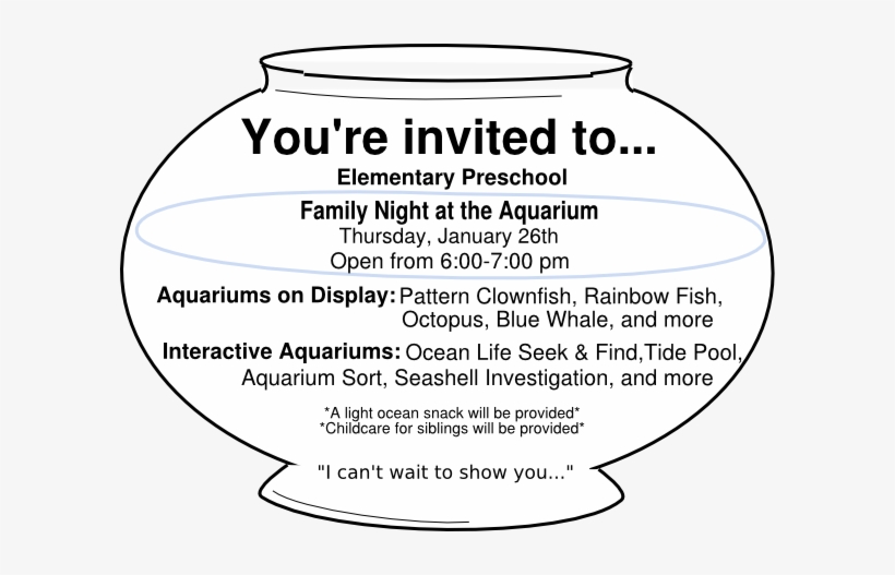 Fish Bowl Clipart Seashells - Circle, transparent png