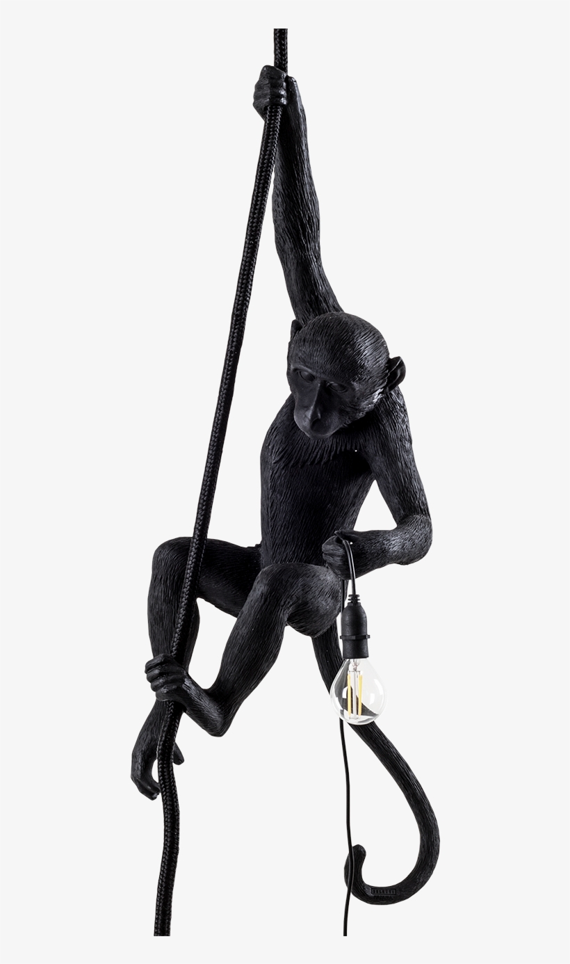 Seletti Monkey Lamp, Ceiling-0 - Monkey Lamp Hanging Ceiling, transparent png