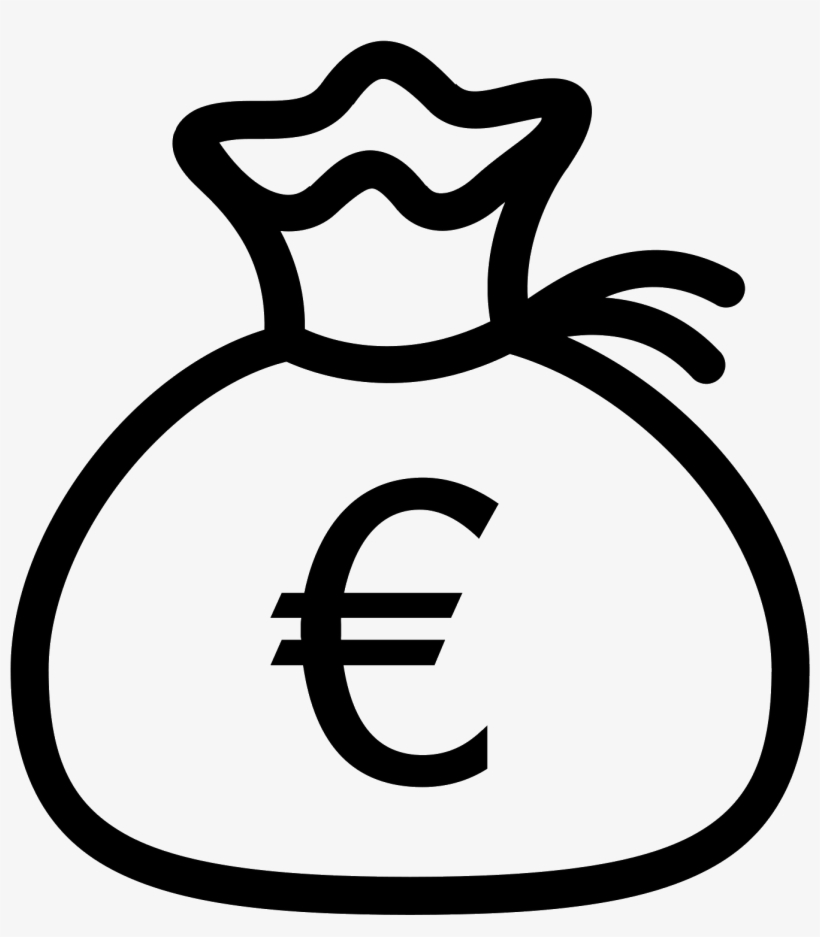 Euro Symbol Png File Download Free - Money Bag Pound Icon, transparent png