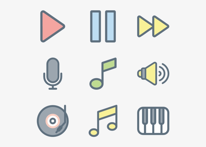 Music - Music Icon Colour Png, transparent png