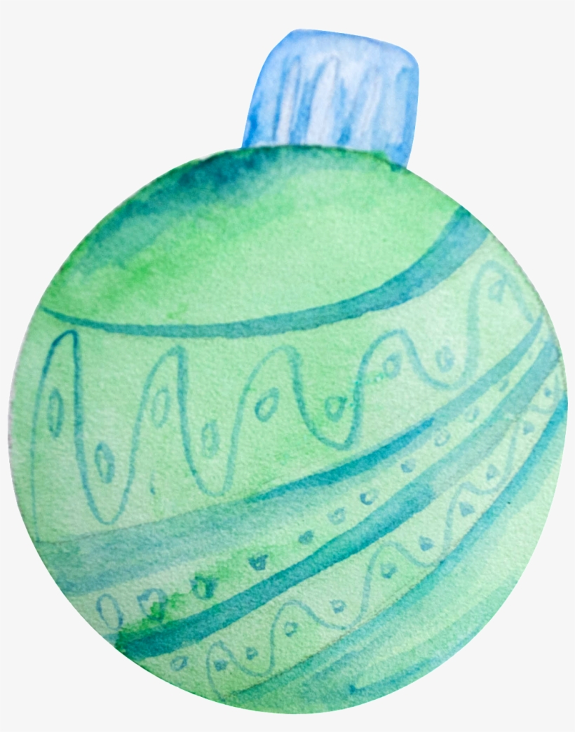 Hand-painted Watercolor Decorative Round Ball Transparent - Portable Network Graphics, transparent png
