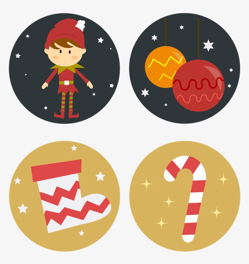 A Christmas Elf, Tree Ornaments, Stocking And A Yummy - Christmas Day, transparent png
