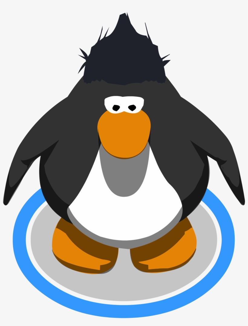 Tallest Haircut In Game - Red Penguin Club Penguin, transparent png