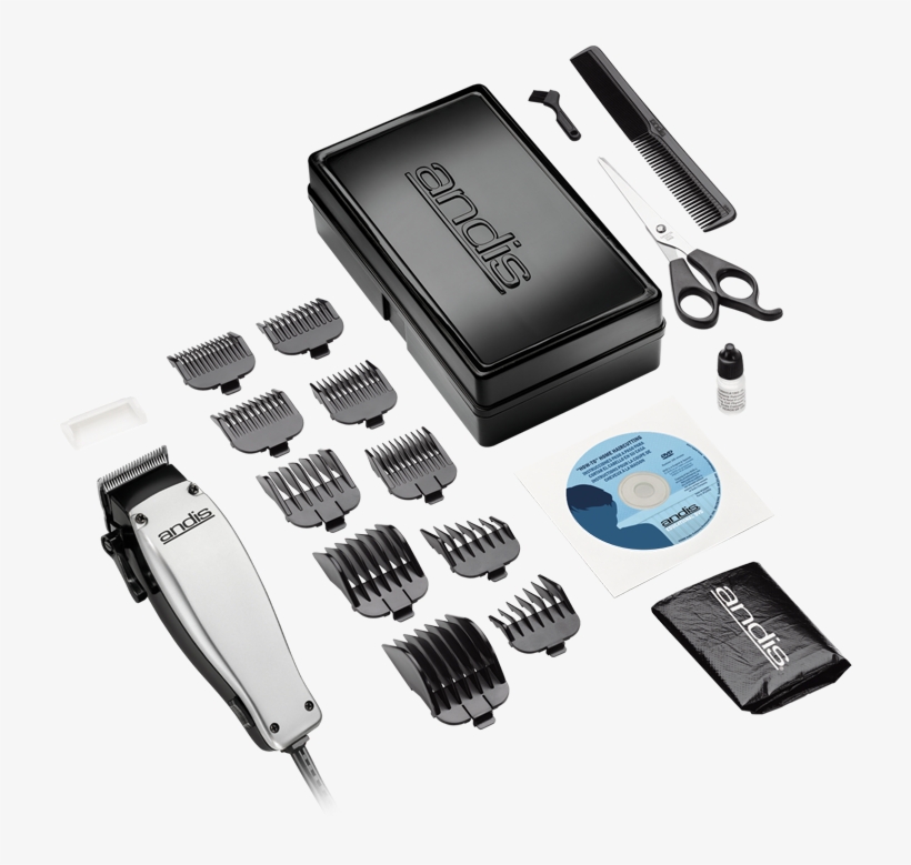 Andis Home Haircut Adjustable Blade 19-piece Haircutting - Andis 19 Piece Hair Cutting Kit, transparent png