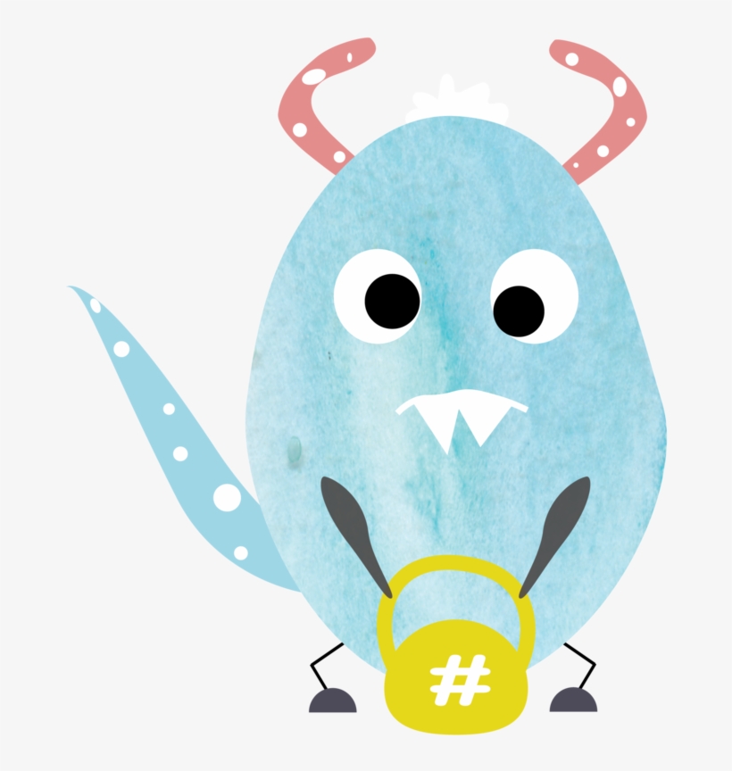 Printful Kettle Bell Monster, transparent png