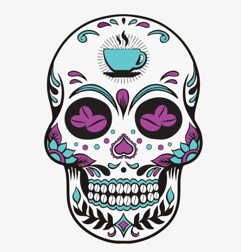 Transparent Skull Voodoo - Sugar Skull Free To Use, transparent png