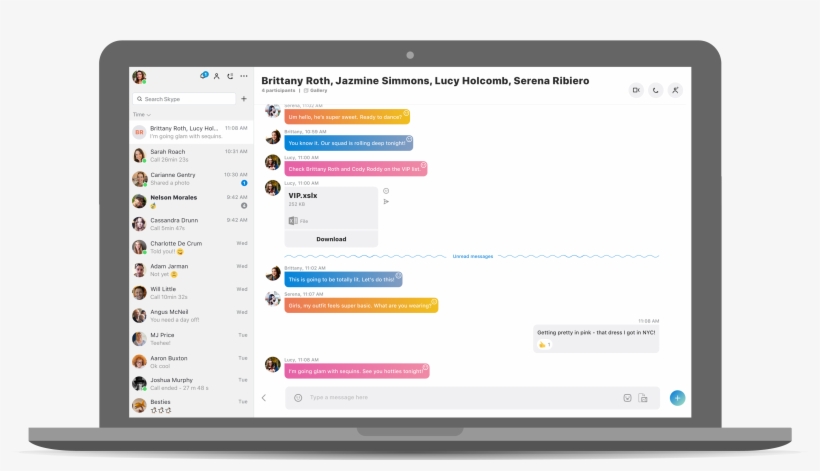 However, The New Desktop Version Of Skype Does Include - Skype For Mac, transparent png