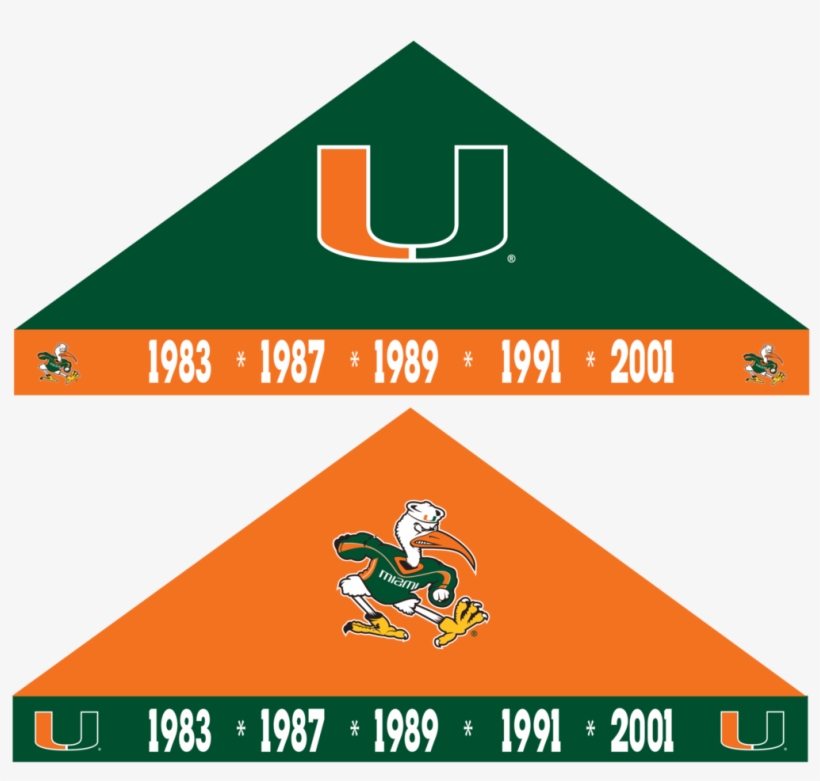 Miami Hurricanes Championship Years 9'x9' Tent - Miami Hurricanes Buttons 6ct, transparent png