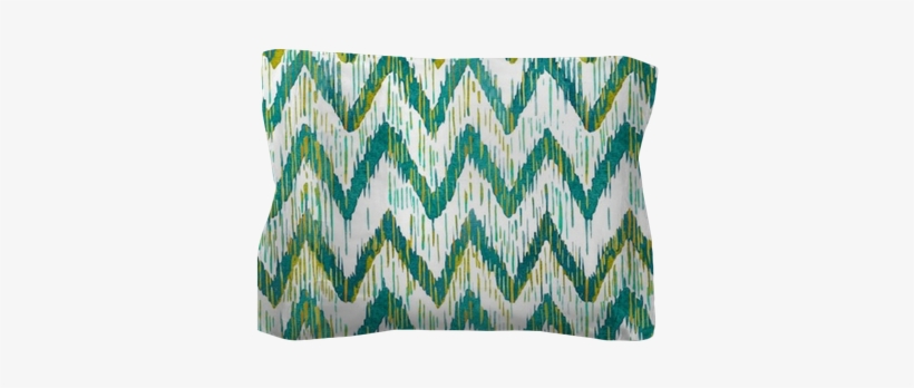 Watercolor Ikat Chevron Seamless Pattern - Stock Photography, transparent png