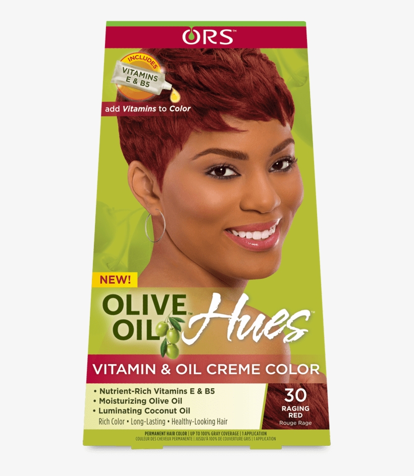 Ors Haircare Olive Oil Hues Vitamin And Oil Creme Color - Olive Oil Hues Raging Red, transparent png