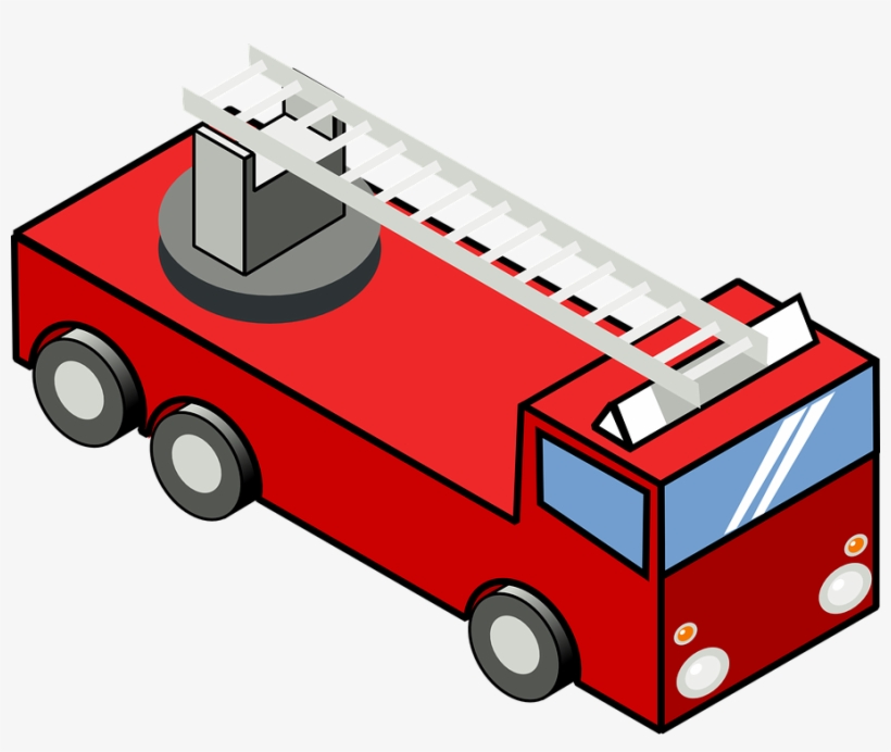 Fire Truck Secretlondon Iso Fire Engine Clip Art At - Fire Truck Vector Png, transparent png
