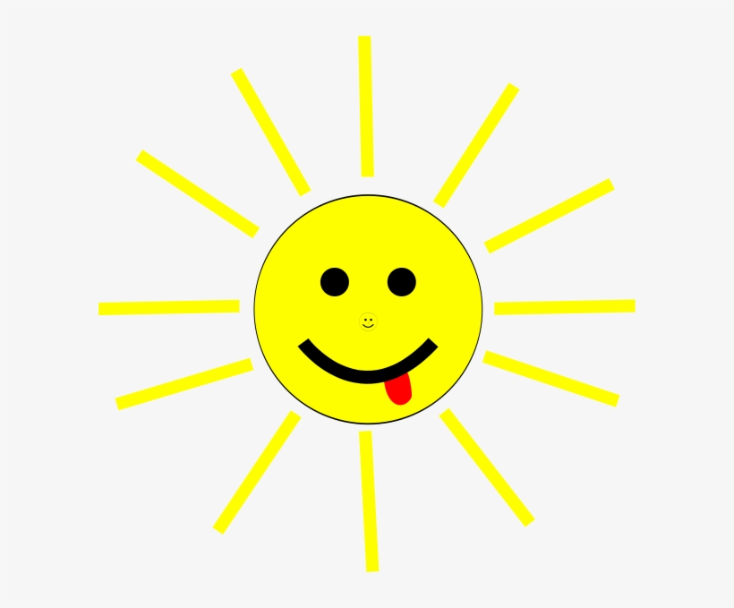 Funny Sun Face Cartoon Png Clip Arts, transparent png