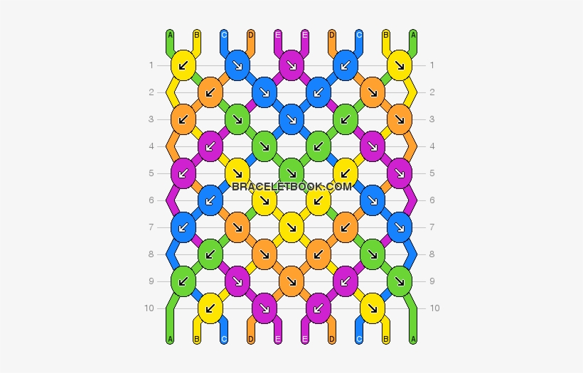 Download Preview - Detailed Friendship Bracelet Pattern, transparent png
