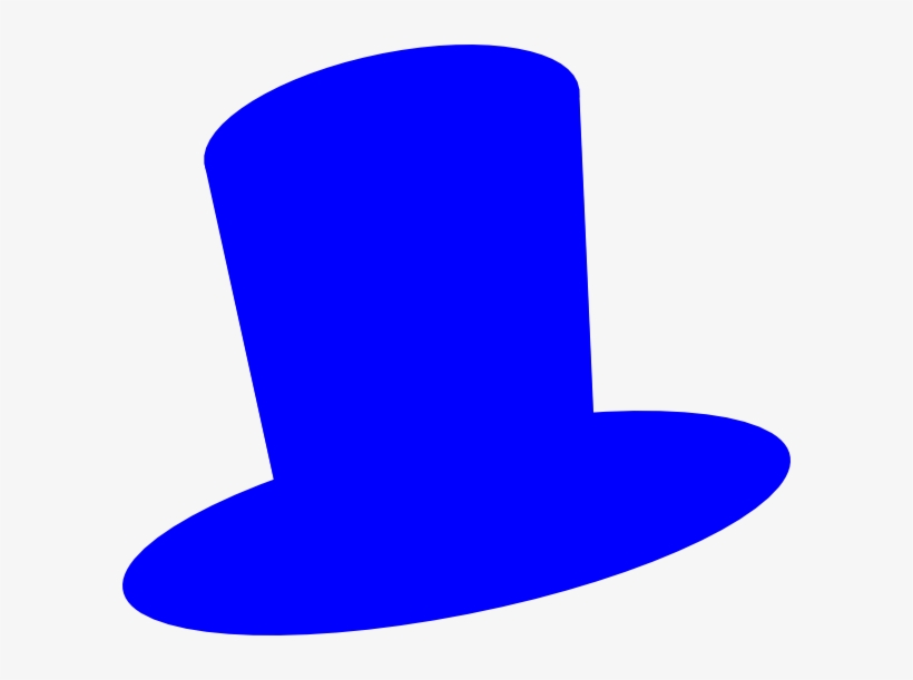 Magician - Blue Top Hat Clipart, transparent png