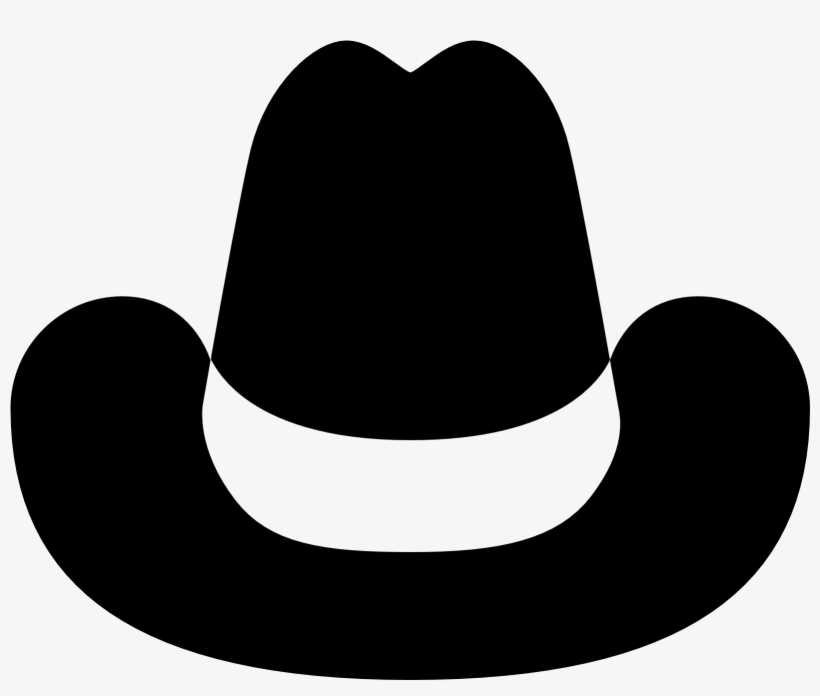 Drawn Top Hat Cowboy - Black Cowboy Hat Clipart Png - 1600x1600 PNG