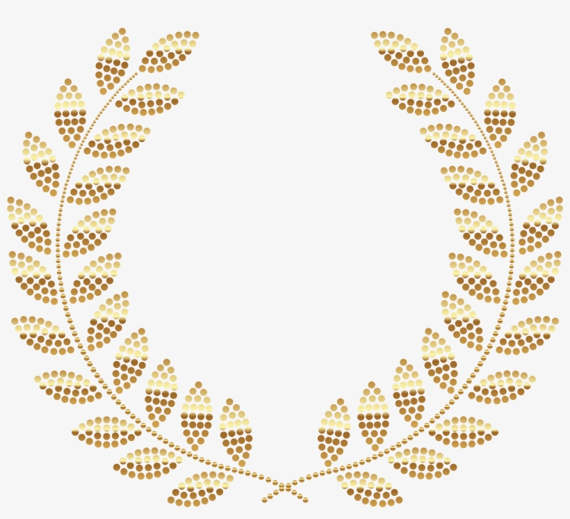 Transparent Golden Wreath Png Image - Gold Wreath Transparent Background Png, transparent png
