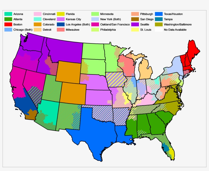 Mlb Blackout Areas - Mlb Blackout, transparent png