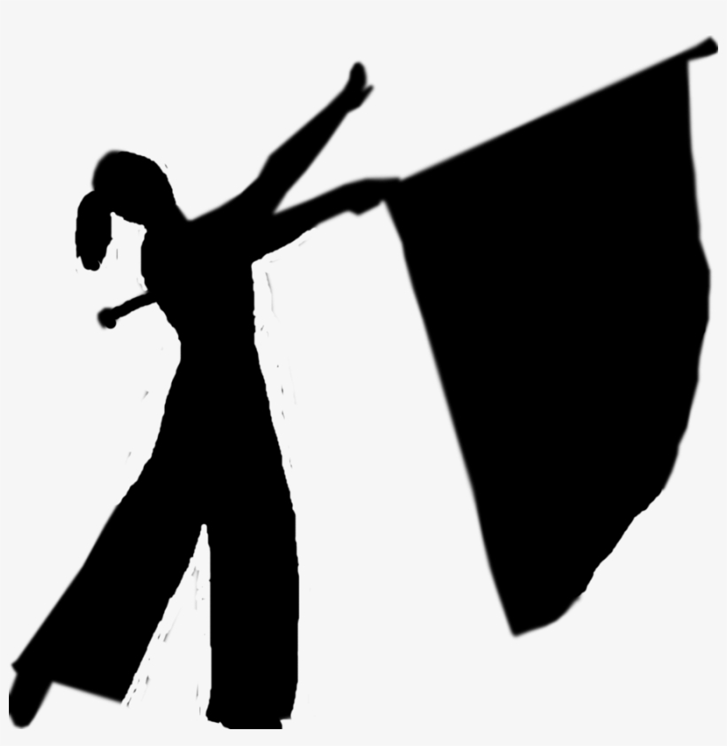 Color Guard Silhouette Png Clipart Color Guard Colour - Color Guard Silhouette Png, transparent png
