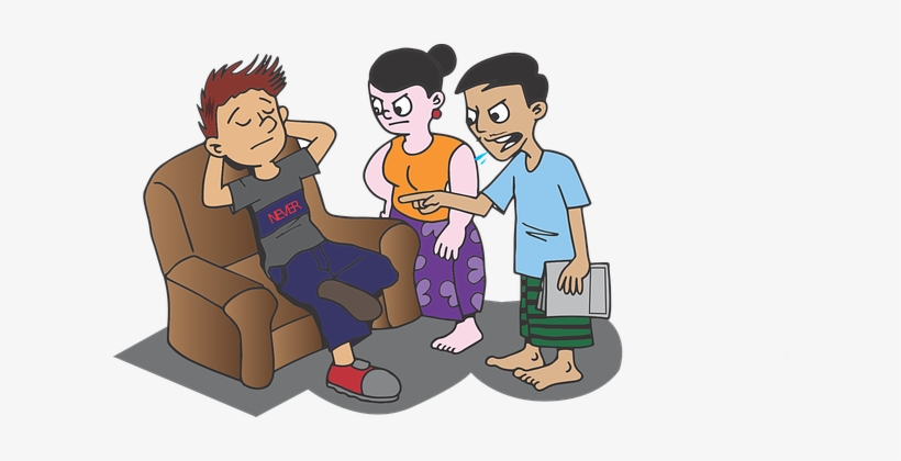 Lazy Son Student Home Mother Woman Boy Mom - Don T Want, transparent png