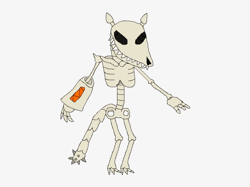 Doomulus Grime Skeleton - Cartoon, transparent png