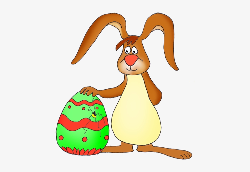 Easter Eggs Clipart Cracked - Funny Easter Bunny, transparent png