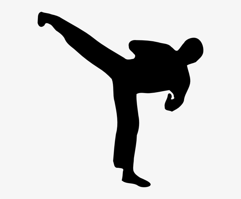 Kickboxer Silhouette Svg Clip Arts 564 X 596 Px, transparent png