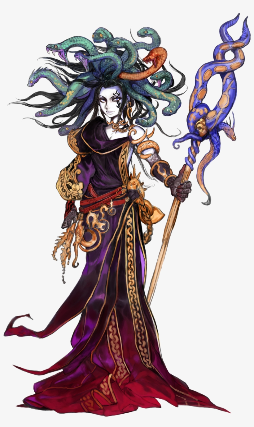 Medusa - Kid Icarus Characters, transparent png