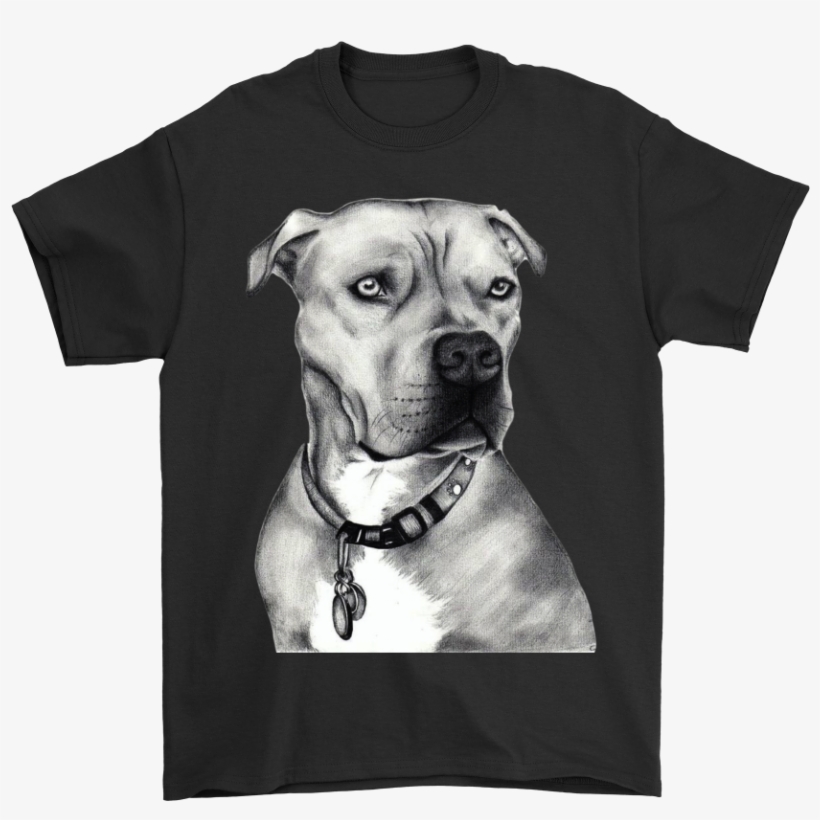 Drawn Pit Bull Pitbul - Doesn T Kill You T Shirt, transparent png