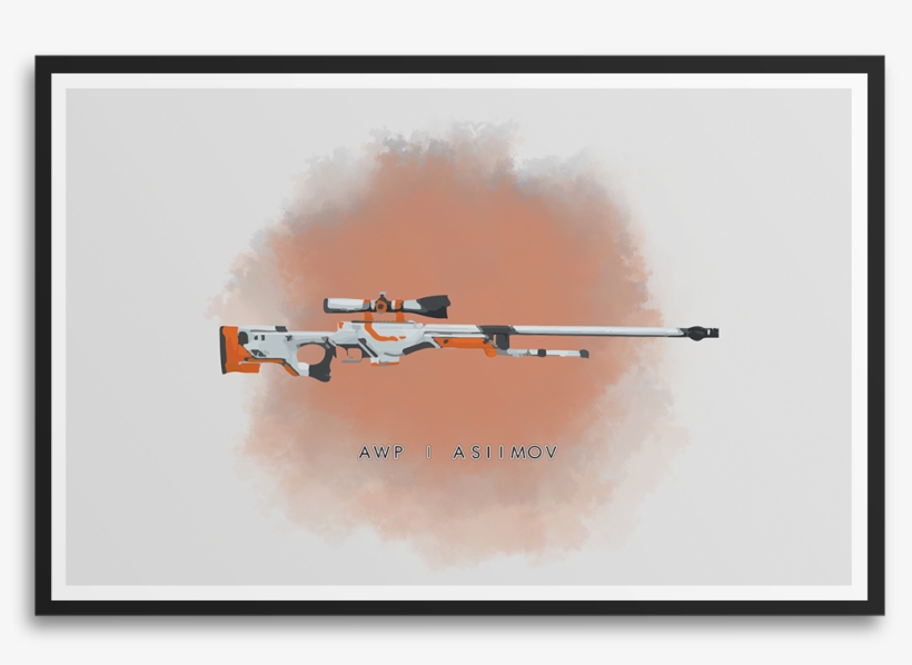 Asiimov Awp Png - Counter-strike: Global Offensive, transparent png