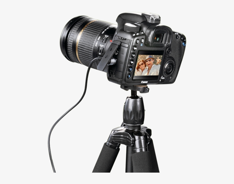 By Contrast With The Camera's Self-timer Function, - Camera Mit Stativ Transparent, transparent png