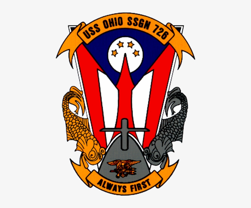 Uss Ohio Ssbn-726 Crest - Uss Ohio Logo, transparent png