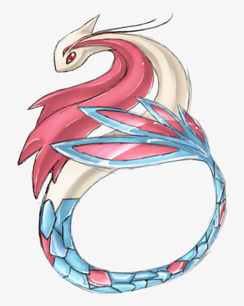 Pokemon Milotic Fanart - Pokemon Milotic, transparent png