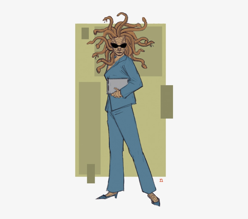 Medusa - 02 - %28d20 - Modern%29 - B - - Eberron Medusa, transparent png