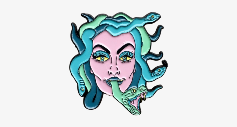 Medusa Pin - Medusa, transparent png