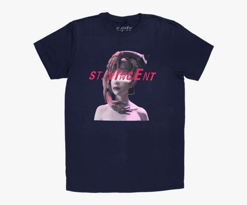 Medusa Hands Navy Tee - Dri-fit, transparent png