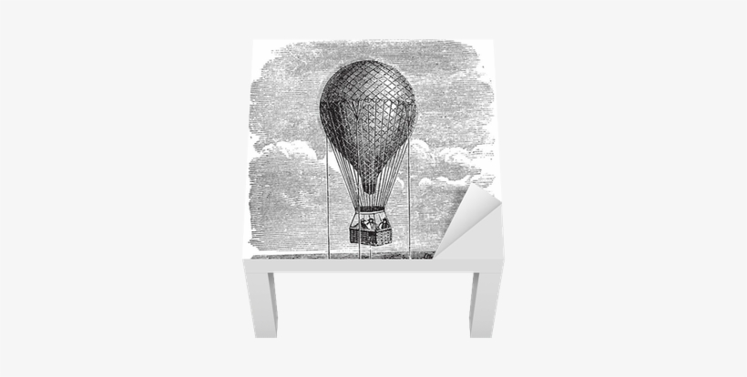 Old Aerostat Or Hot Air Balloon Vintage Illustration - Passageiro Em Trânsito [book], transparent png