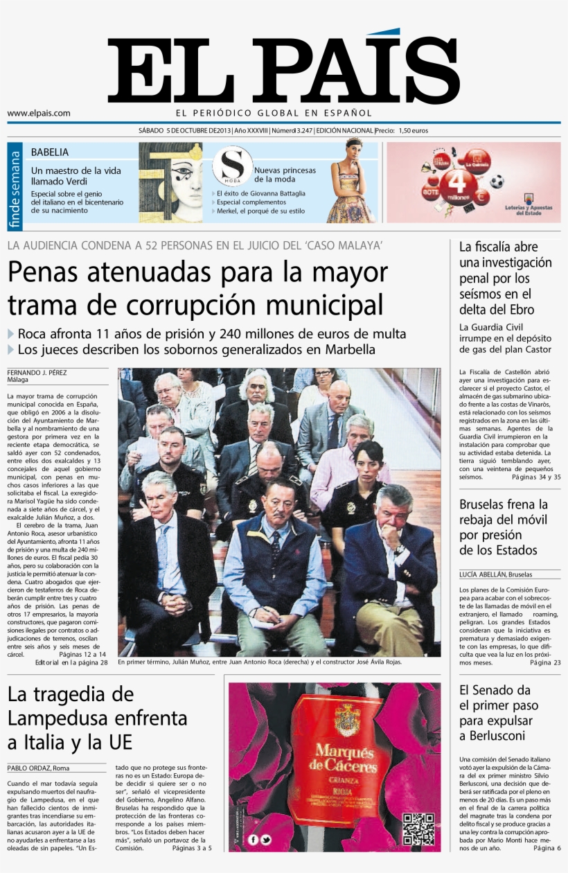 El País Es Un Periódico Español De Pago, Aunque Se - El País, transparent png