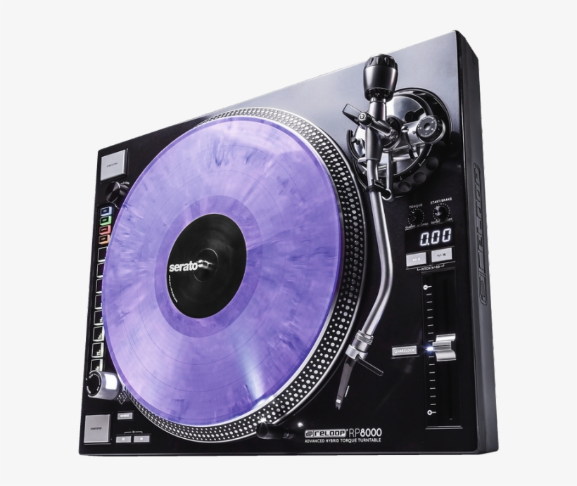 Reloop Rp-8000 Dj Turntable W/ Midi Control, transparent png