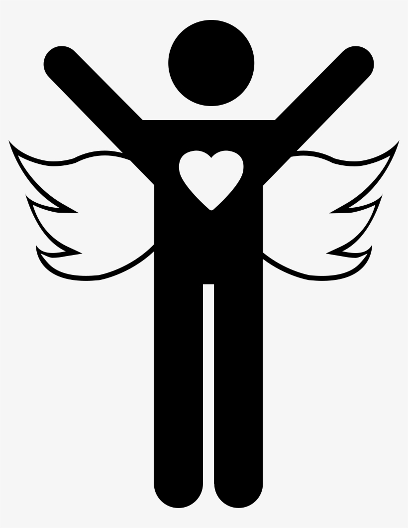 Angel With Open Arms Comments - Icon Love Angel, transparent png