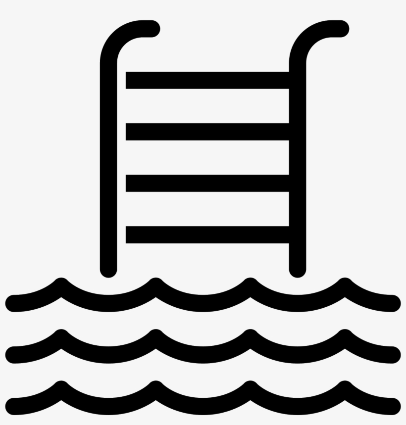 Swimming Pool Icon - Swimming Pool Line Icon, transparent png
