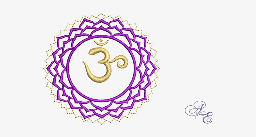 A Two Color Symbol For Sahasrara, The Crown Chakra - Coconut Sugar Scrub Label, transparent png