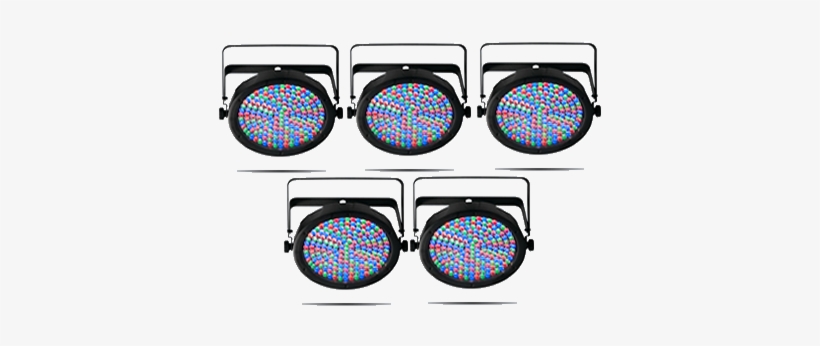 5 Up Light Package - Chauvet Slimpar 64 Compact Dmx Led Wash Light + Free, transparent png