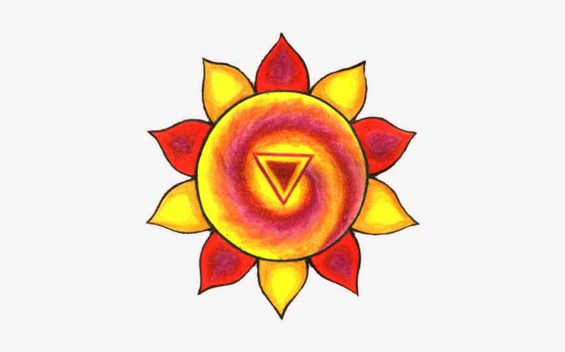 Manipura Chakra - Floral Design, transparent png