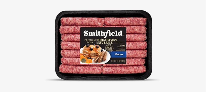 Breakfast Sausage - Smithfield Maple Sausage Links, transparent png