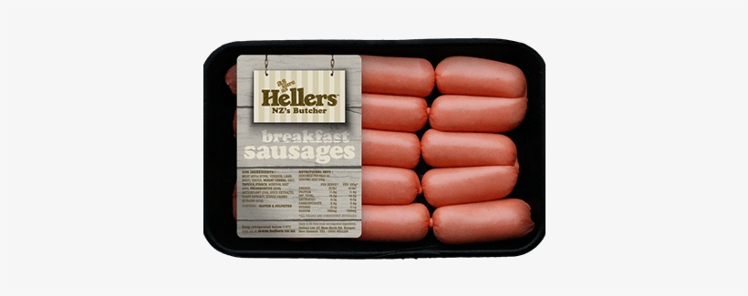 Hellers Breakfast Sausages - Sausages Nz, transparent png